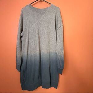 Old Navy Gray Blue Ombré Sweater Dress